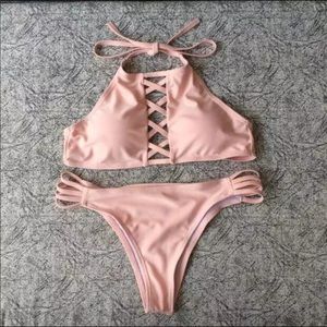 Pink bikini